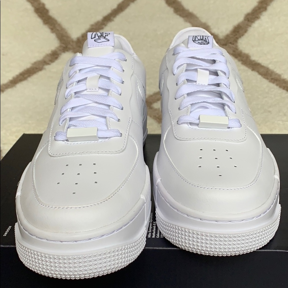 NIKE W AF1 PIXEL WHITE/WHITE-BLACK-SAIL - Picture 8 of 16